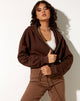 Bild von Yukata Hoodie in tiefem Mahagoni