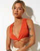 Bild von Yunda Crop Top in Rib Tangerine