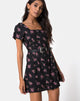 Image of Zavacca Minikleid in Sohey Rose Schwarz