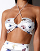 Image of Malta Crop Top in Creme Schmetterling