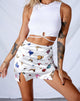 Bild von Zida Minirock in Creme Schmetterling