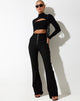 Abbildung der Zorah Schlaghose in Tailoring Black