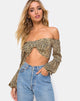 Bild von Zuma Crop Top in Rar Leopard