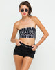 Image of Motel Bandeau Top in Motel Aztekenmuster