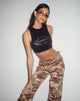 Bild von Gimon Crop Top in Schwarz Fantasia
