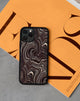 Bild von Iphone Tasche in 70s Ripple Braun