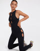 Bild von Sasma Jumpsuit aus Lycra Schwarz