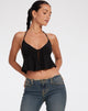 Bild von Shirota Halter Top in Slinky Black