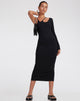 Bild von Umage Maxikleid aus Lycra Schwarz