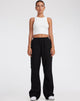 Abbildung der Yara Wide Leg Trouser in Schwarz