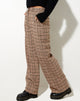 Image der Abba-Hose in Karo Braun