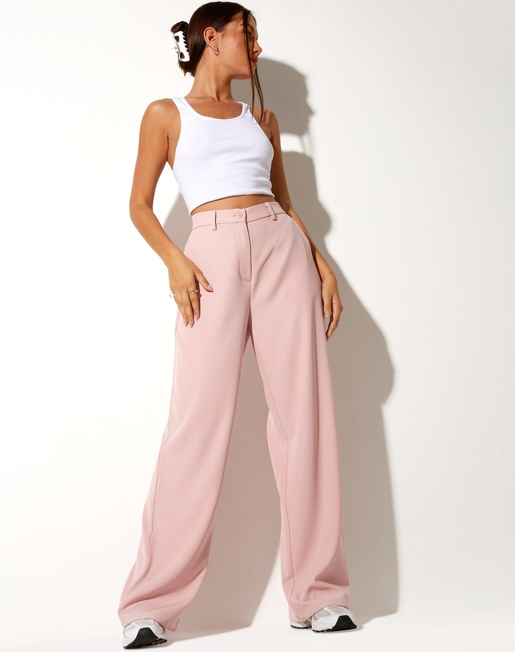 Abba-Hose in zartem Rosa