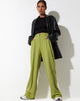 Abbildung der Abba Straight Leg Trouser in Tailoring Apple Green