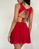 Image of Abreille Minikleid mit offenem Rücken in Slinky Rot