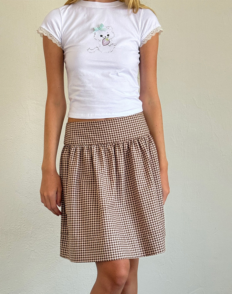 Bild von Adinda Midirock aus Mini Gingham Braun