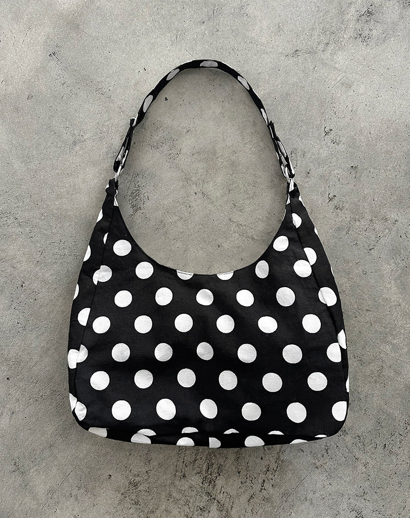 Image of Aimi Tasche in Large Polka Schwarz