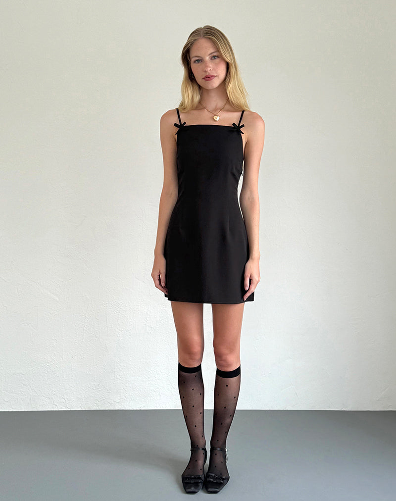 Image of Aketi Minikleid in Schwarz