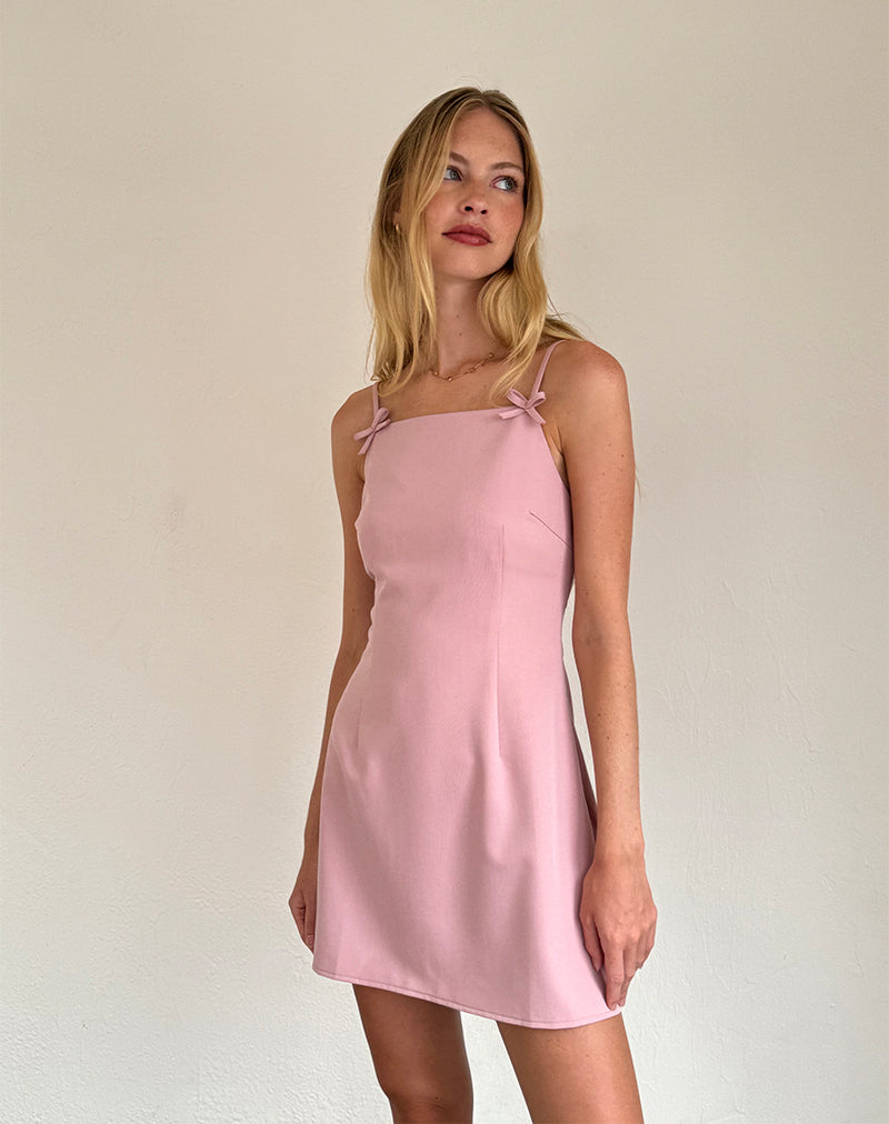 Aketi Minikleid in Altrosa