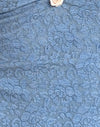  Mondscheinblaue Spitze mit Rose