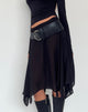 Image of Albertha Midirock aus Chiffon Schwarz