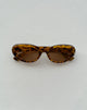 Image of Aldabra Oval Sonnenbrille in Schildpatt