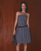 Image of Aldari Bandeau Midikleid Tailoring Marine Karo