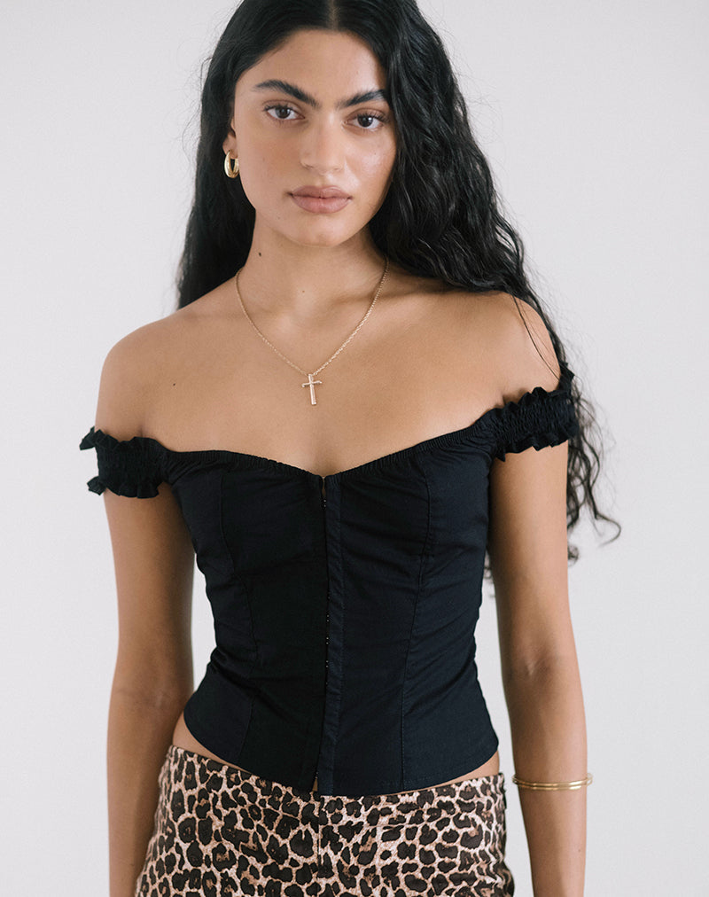 Abbildung von Aldre Bardot Top in Schwarz