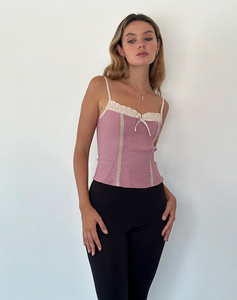 Bild von Alexa Korsett-Top in Dusky Pink