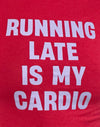 Adrenalin Rot mit Running Late Slogan