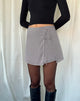 Bild von Keira Mini Wickelrock aus Chiffon Flieder Grau