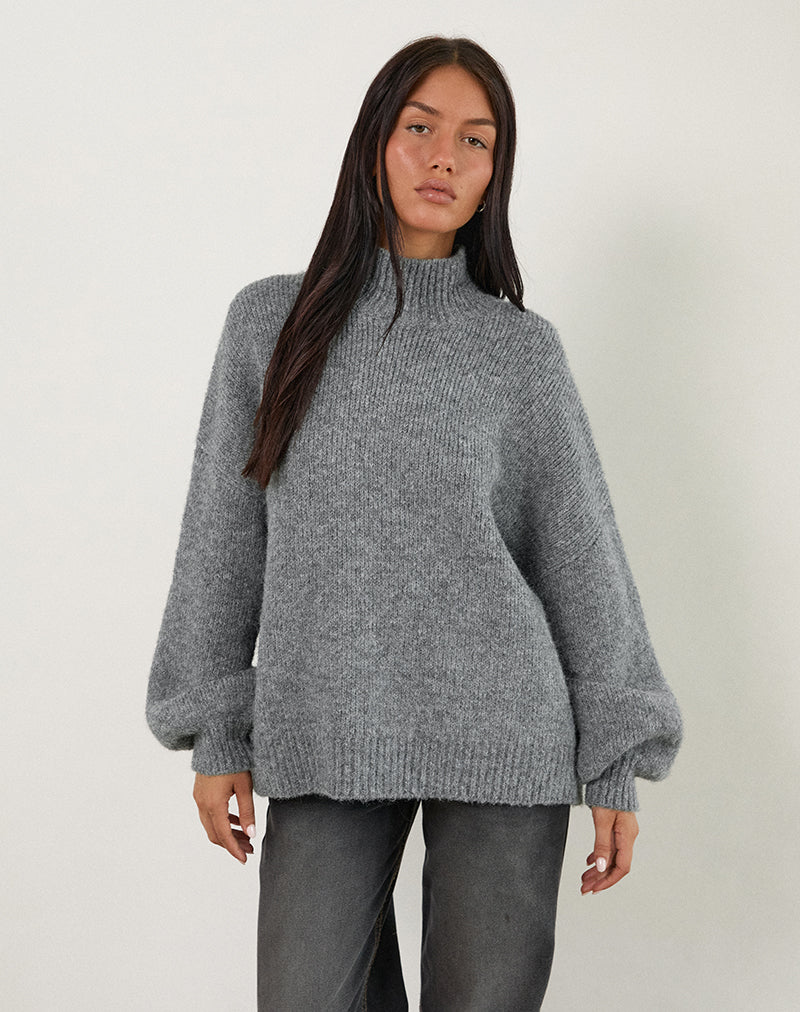 Amato Pullover in Übergröße in Grau