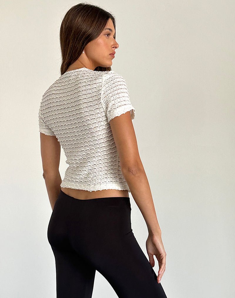 Abbildung von Anara Top in Crinkle Ivory