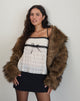 Image of Ancika Cami Top aus strukturiertem Chiffon Elfenbein