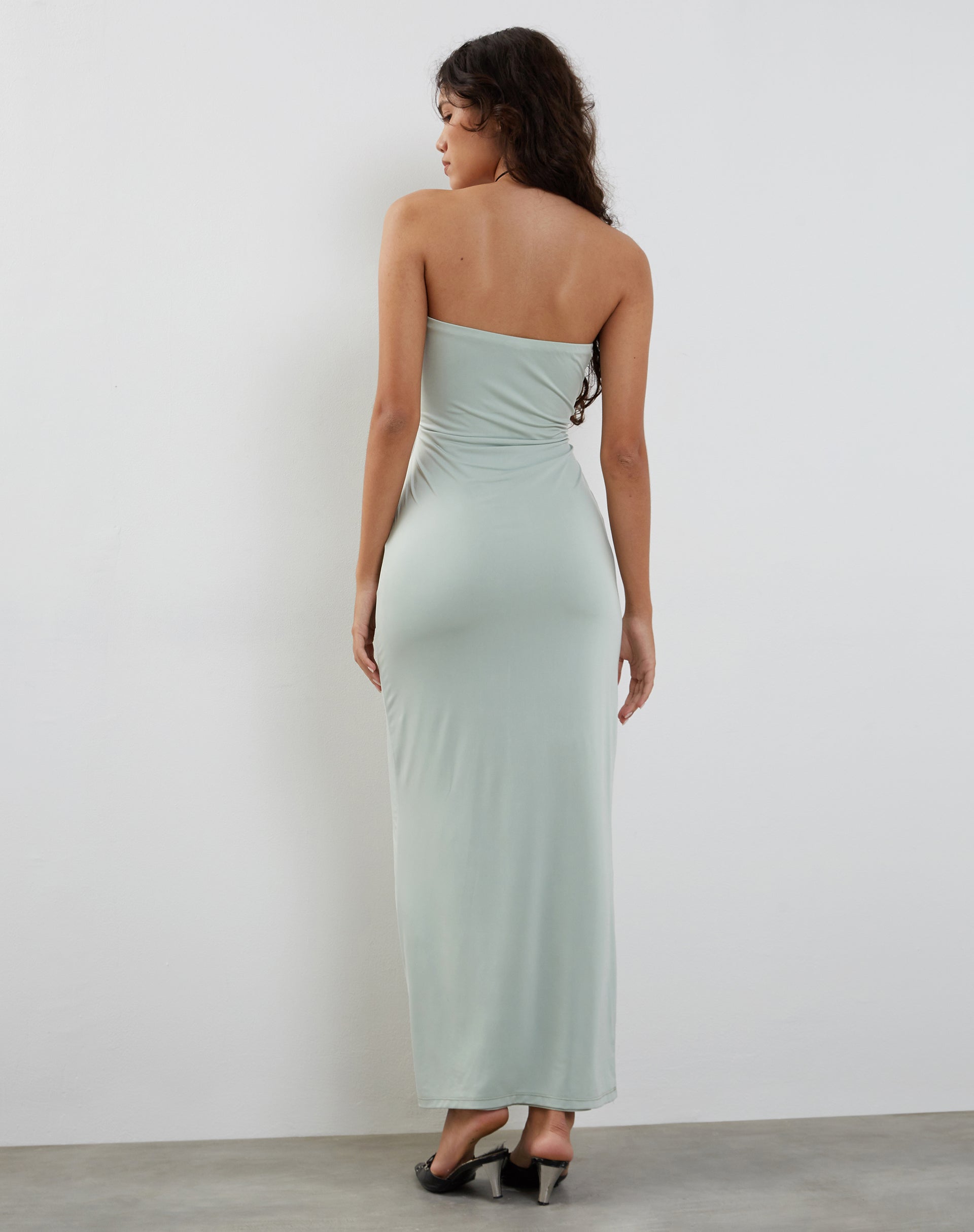 Image of Annalise Bandeau Maxikleid in Mint