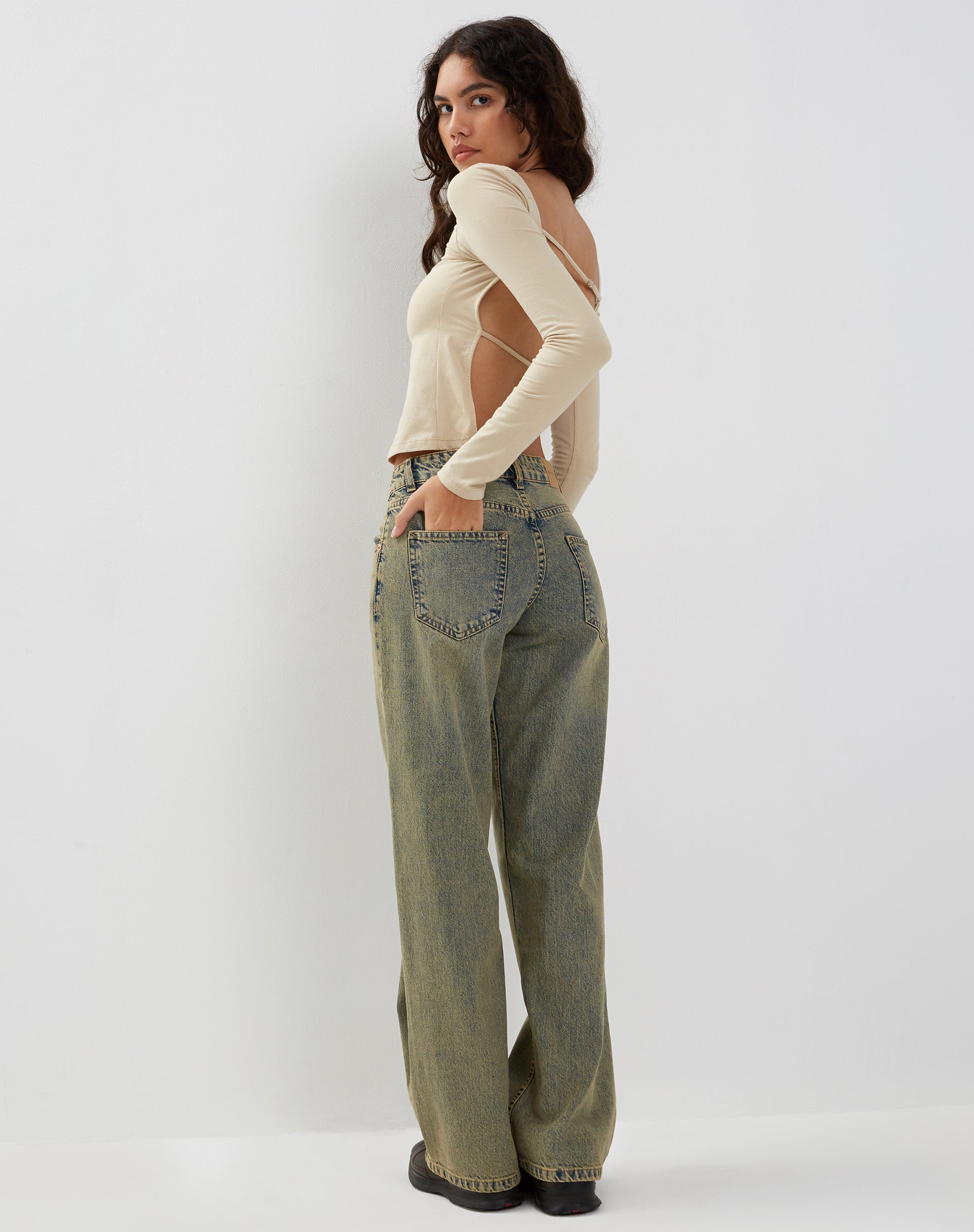 Bild von Ansita Langarm-Top in Coconut Milk