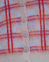  Multi Check Grau Blau und Rot