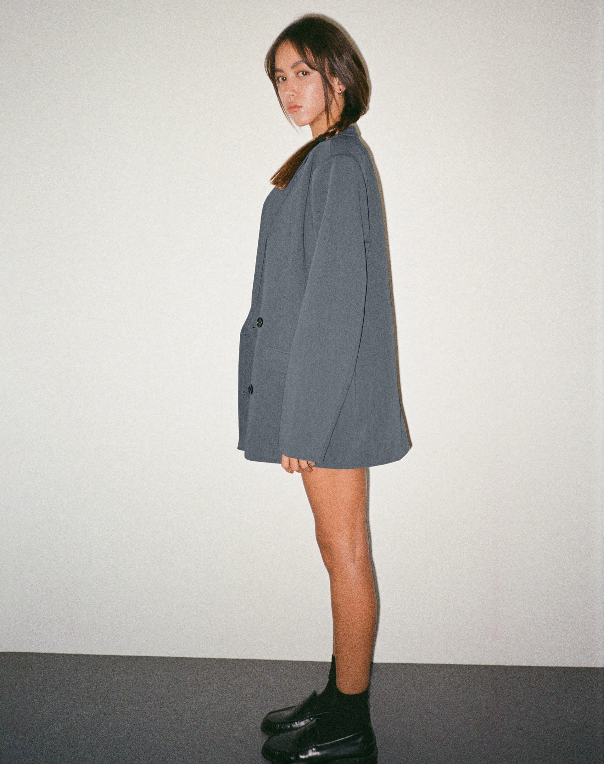 Image of Ardea Zweireihiger Blazer in Anthrazit Tailoring