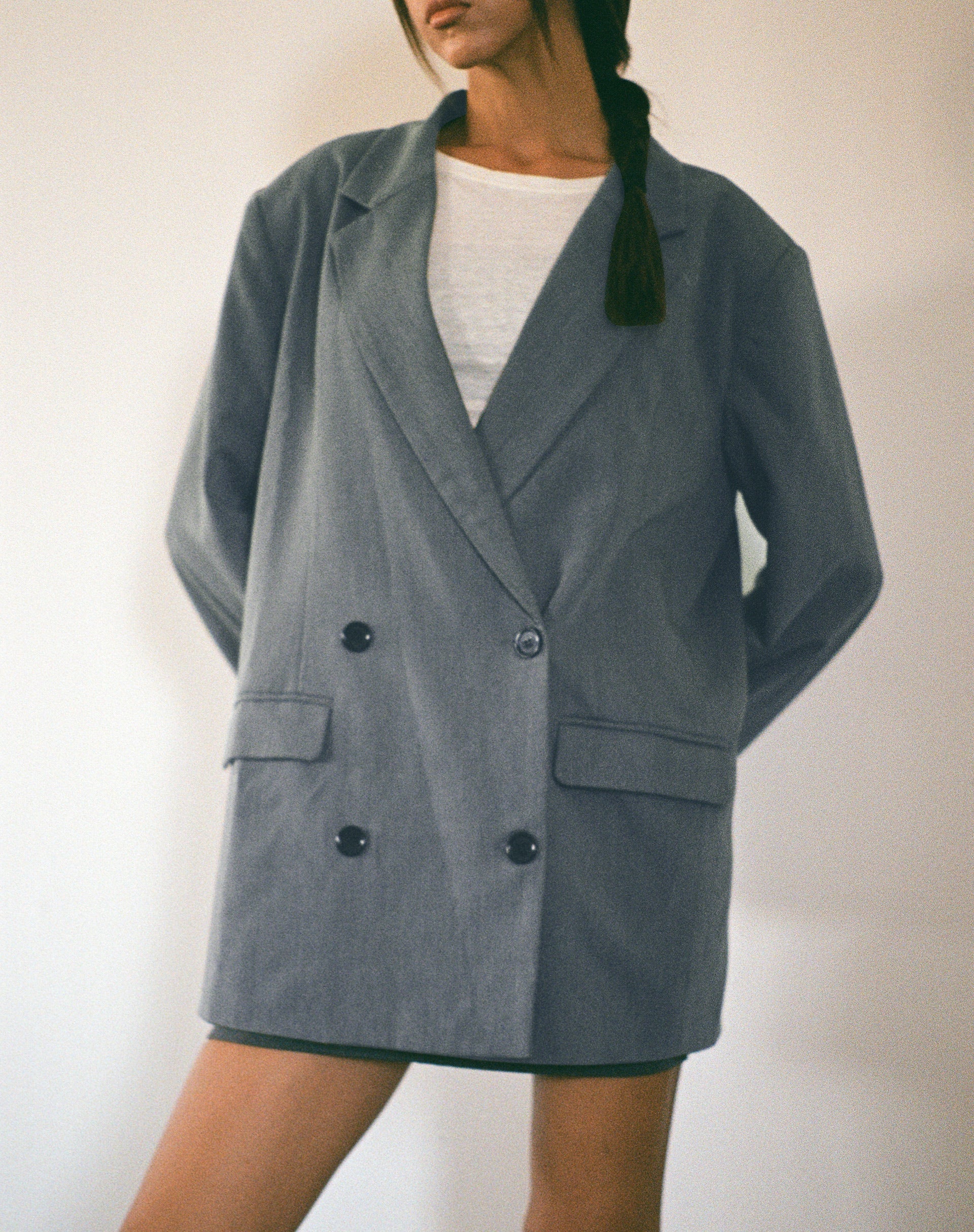 Image of Ardea Zweireihiger Blazer in Anthrazit Tailoring