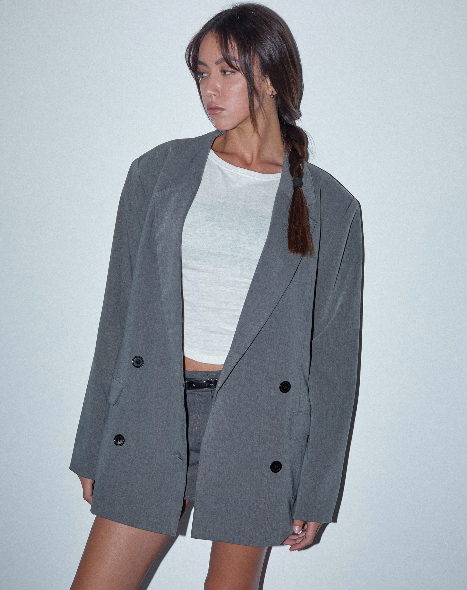 Image of Ardea Zweireihiger Blazer in Anthrazit Tailoring