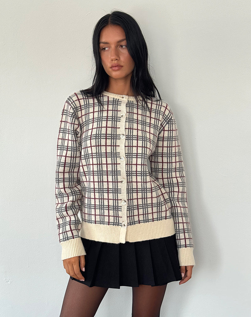 Arlene Strickjacke Karostrick Creme