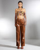Bild von MOTEL X IRIS Patria Hose in PU Schokolade