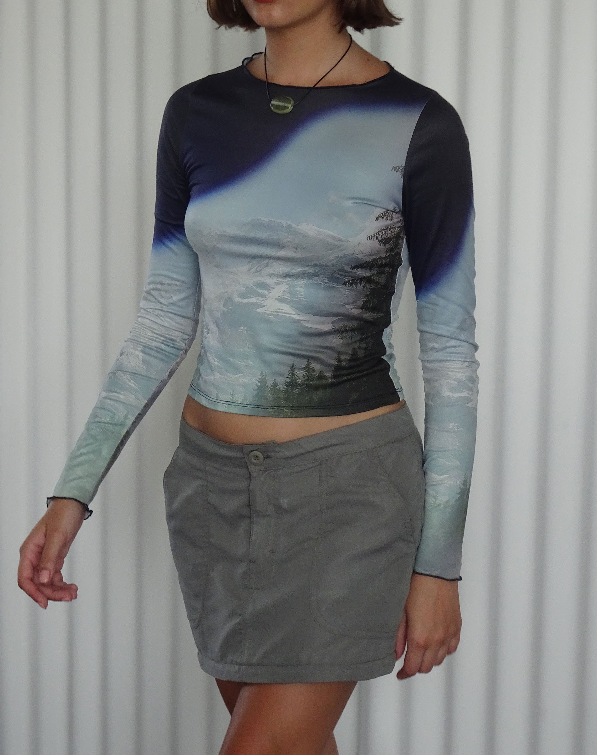 Bild von Eudora Abnehmbarer Rock in Grau