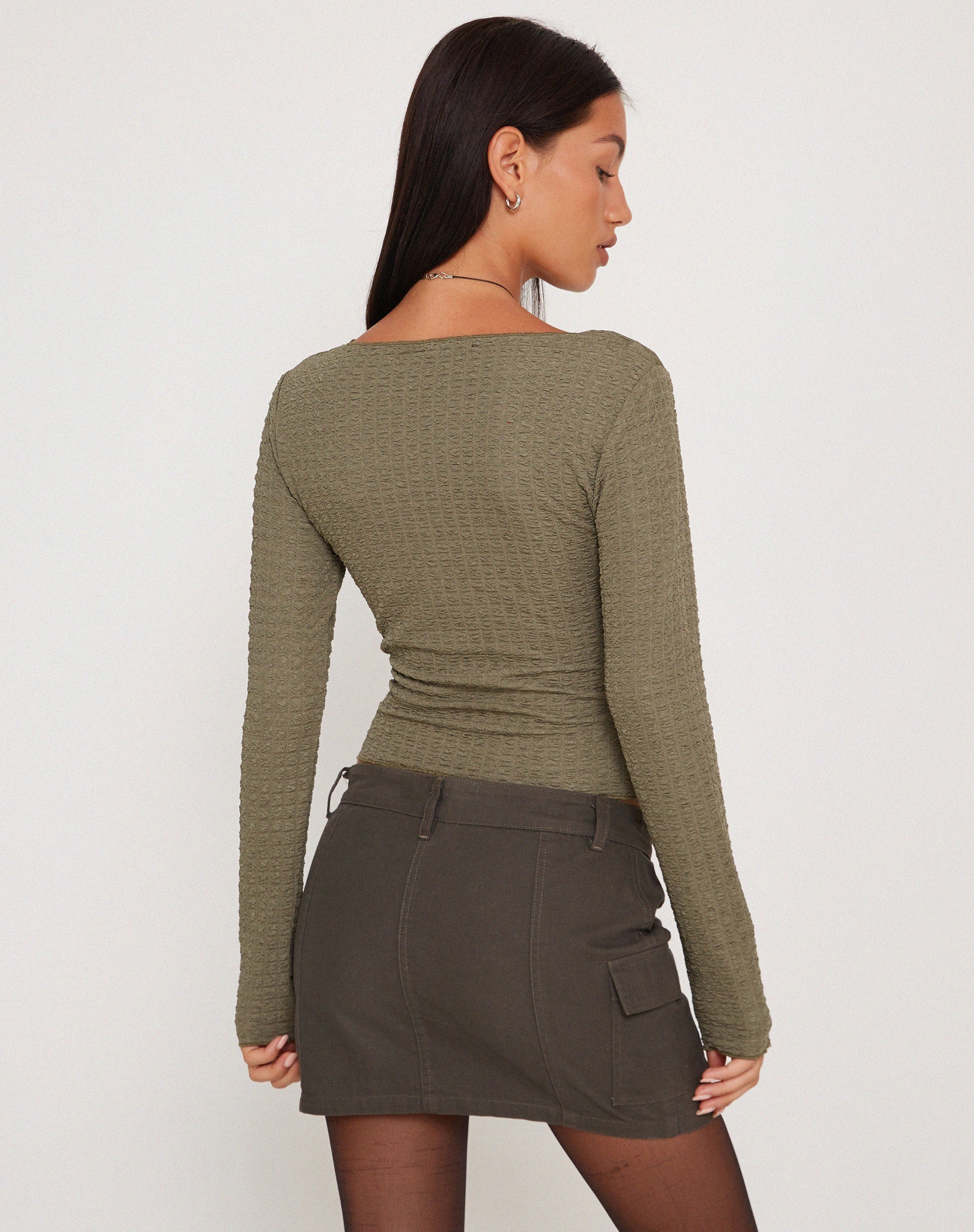 Image of Armina Langärmeliges Oberteil in Khaki
