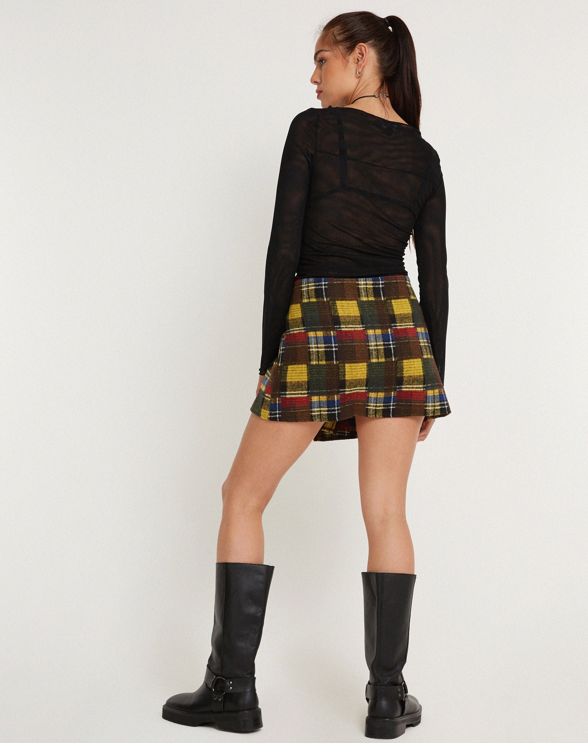 Bild von Ardava Wickelminirock in Mix Tartans