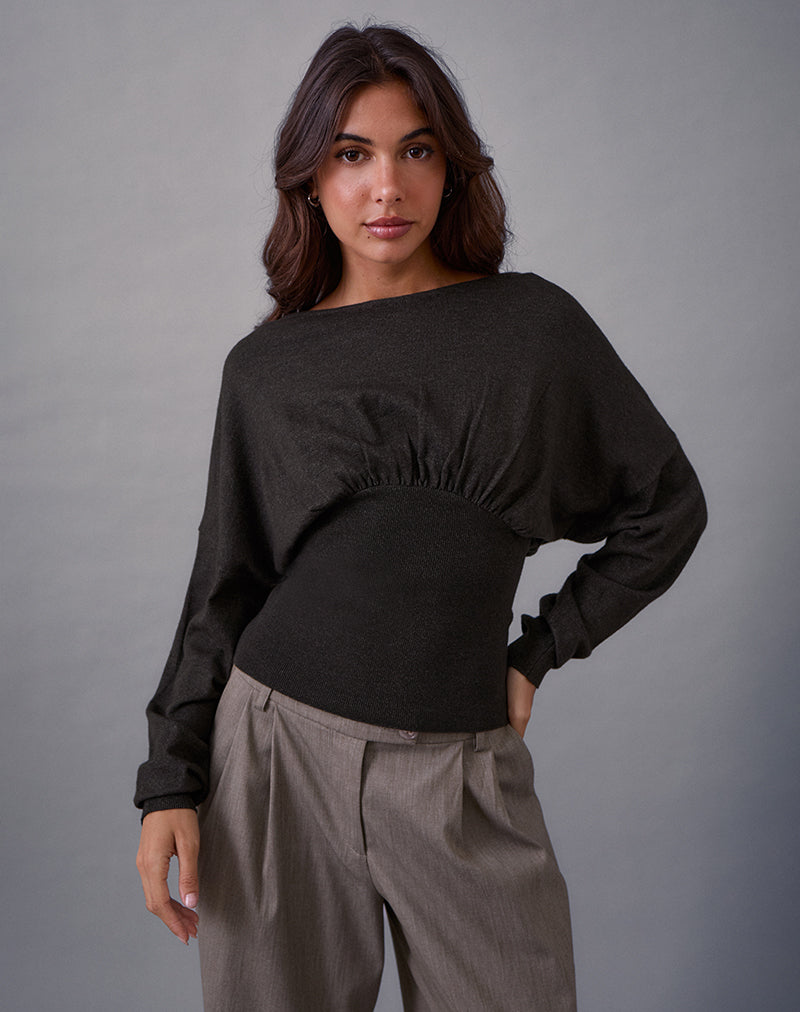 Image of Arvel Pullover aus Strick in Anthrazit