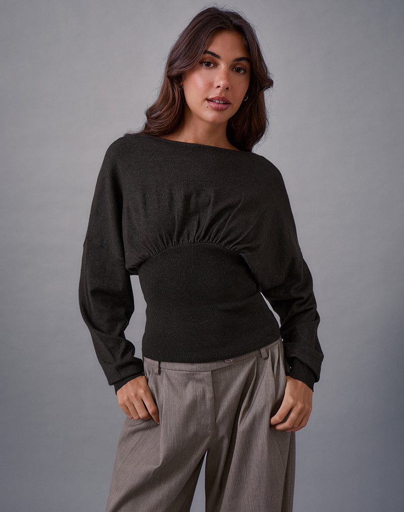 Image of Arvel Pullover aus Strick in Anthrazit