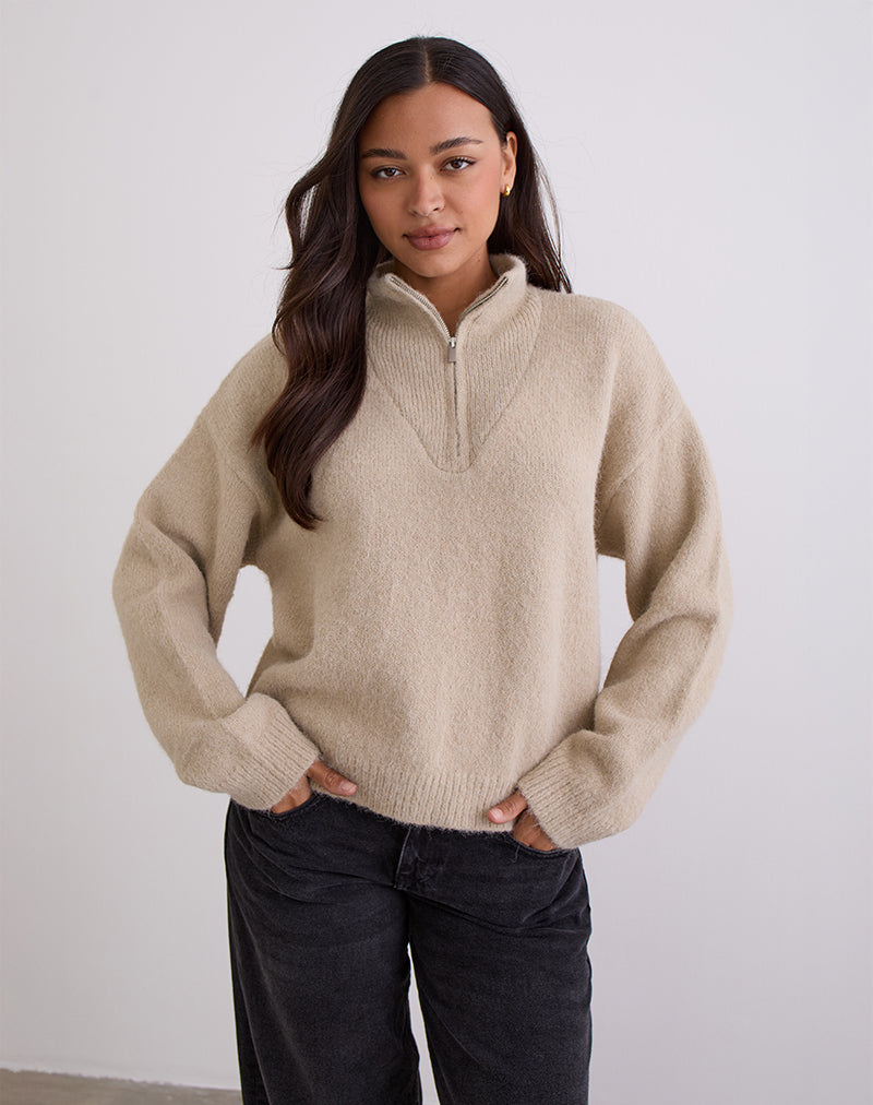 Image von Atine Pullover in Hafermehl