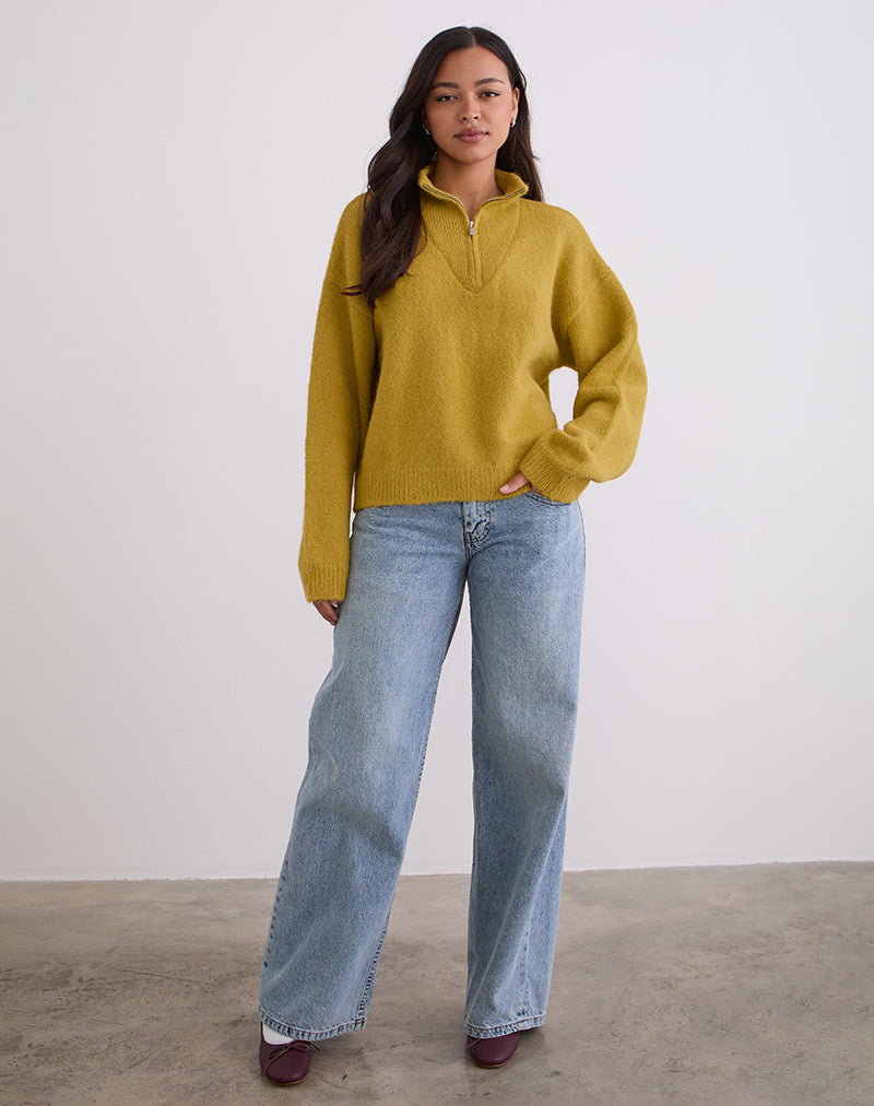 Image of Atine Pullover in Ocker-Senf