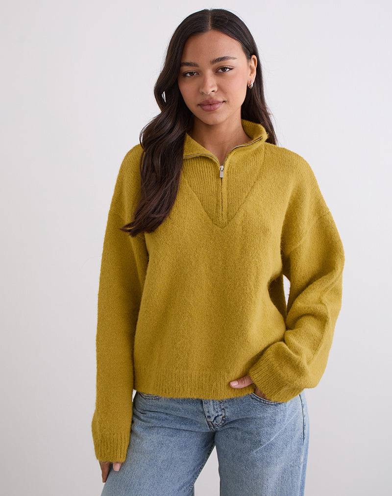 Image of Atine Pullover in Ocker-Senf