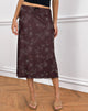 Bild von Atira Midirock in Doodle Flower Flock Braun